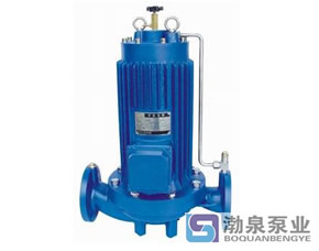 PBG型屏蔽式管道热水泵