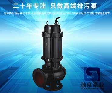 排污潜水泵_50WQ15-15-1.5_立式排污水潜水泵