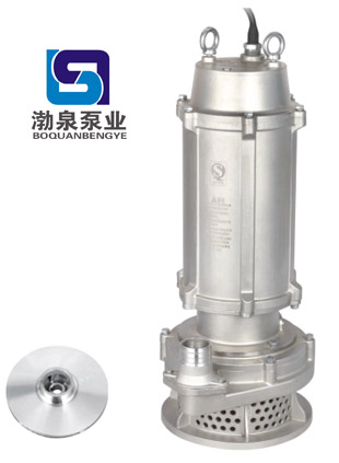 WQX15-55-5.5S_不锈钢高扬程耐腐蚀潜污泵