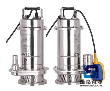 25QDX1.5-18-0.55_电镀化工不锈钢潜水泵